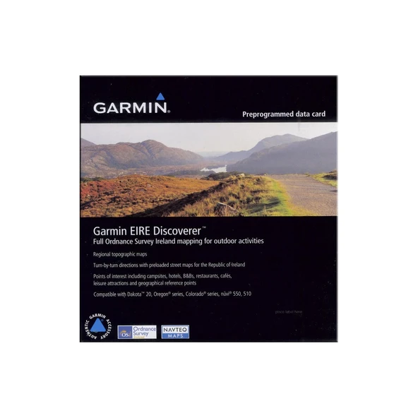 Garmin EIRE Discoverer İrlanda Harita Micro ürün görseli 1
