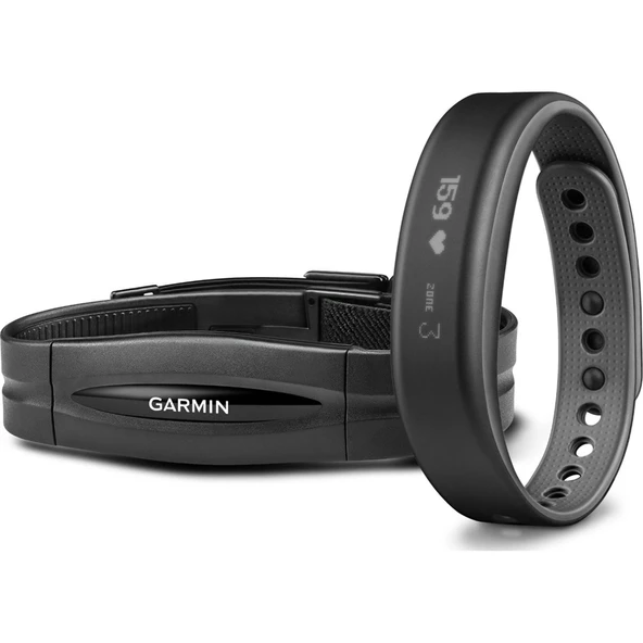 Garmin Vivosmart - Slate Sche (Large) (Includes Heart Rate Monitor) ürün görseli 1