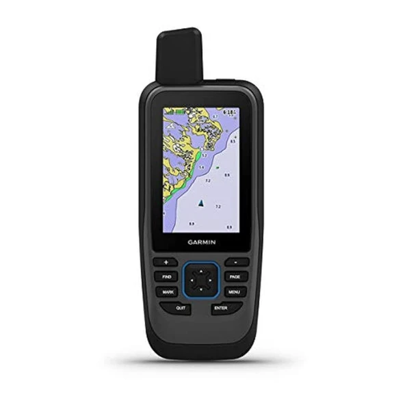 Garmin GPSMAP 86SC, Düğme Harekâtı ile Yüzleşme GPS, Preloaded BlueChart G3 Coastal Charts, Stream Boat Data From Uyumlu Chartplotters ürün görseli 1