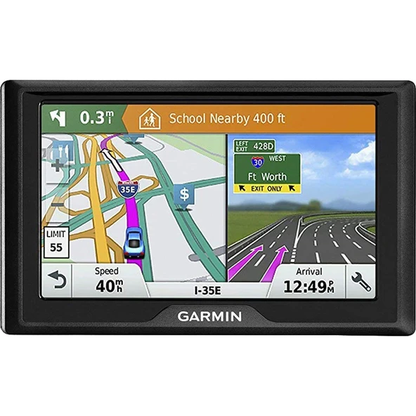 Garmin Drive 61 ABD LM GPS Navigator System with Lifetime Maps, Talkingn Turn-By-Turn Path, Direct Access, Sürücü Uyarıları, TripAdvisor ve Foursquare Data ürün görseli 1
