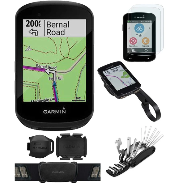 Garmin 010-02060-10 Edge 530 Sensör Grafik GPS Bisiklet Bilgisayar Grafiki Ekran Koruyucu, Saçlı Tempered Glass, Bisiklet Mount Edge GPS ve Multi-Function Bisiklet Kit Kit Kit ürün görseli 1