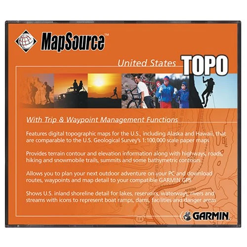 Garmin Map Source TOPO! 2006 U.S. Map CD-ROM (Windows) ürün görseli 1