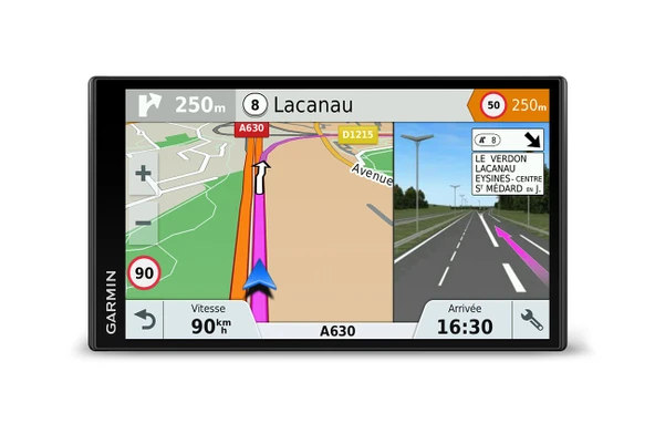 Gamin DriveSmart 61LMT-S navigasyon cihazı (17,7 cm (6,95 inç) dokunmatik ekran, 46 Avrupa ülkesi, ömür boyu harita güncellemeleri, TMC) ürün görseli 1