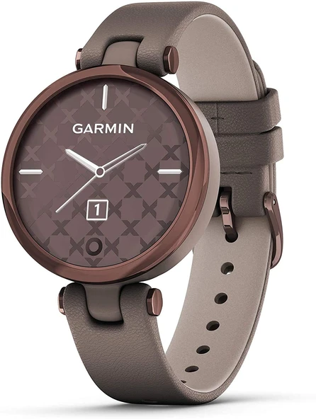 Garmin LilyTM, Touchscreen ve Desenli Lens ile Küçük GPS Smartwatch, Dark Bronz ürün görseli 1