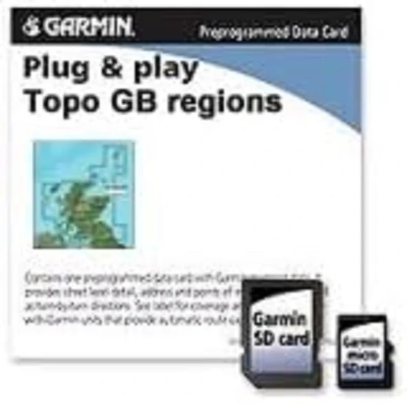 Garmin TOPO! İskoçya G.B. MapPad Card ürün görseli 1