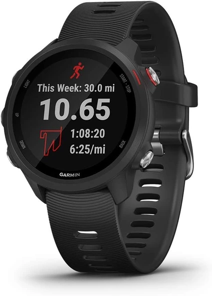 Garmin Forerunner 245 Müzik, GPS Müzik ve Gelişmiş Dinamiklerle Smartwatch, Black (Premium) ürün görseli 1