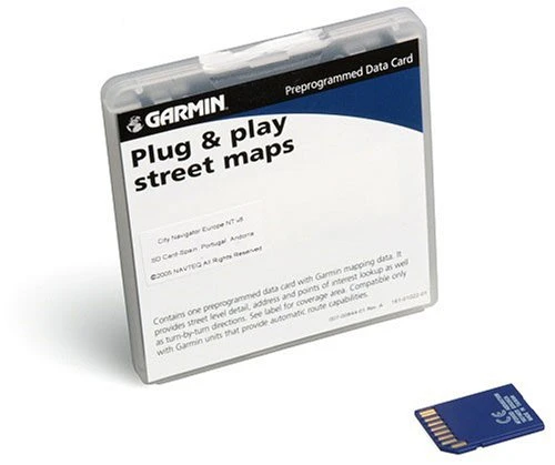 Garmin City Navigator NT SD Data Card for Garmin GPS Birimleri, İspanya ve Portekiz (010-10698-00) ürün görseli 1
