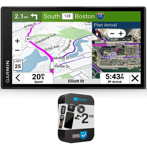 Garmin 010-02923-00 dezl OTR620 6 inç GPS Truck Navigator, Pri Truck Routing, Uydu Imagery | Resmi ABD Ortak Modeli | Sche with 2 YR CPS Advancedd Protection Pack ürün görseli 1