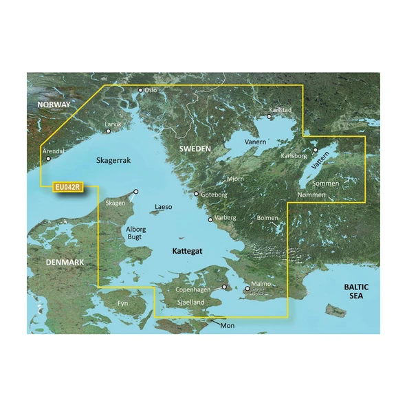 Garmin BlurChart VEU042R - Oslo Trelleborg - SD Card ürün görseli 1