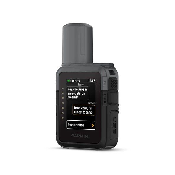 Garmin inReach® Mini 3, Rugged Compact Global Uydu İletişimor with Color Touch, Two-road Texting, Emergency SOS Messaging & Long Battery Life Up to 350 Hours with 10min inReach® Watch ürün görseli 1