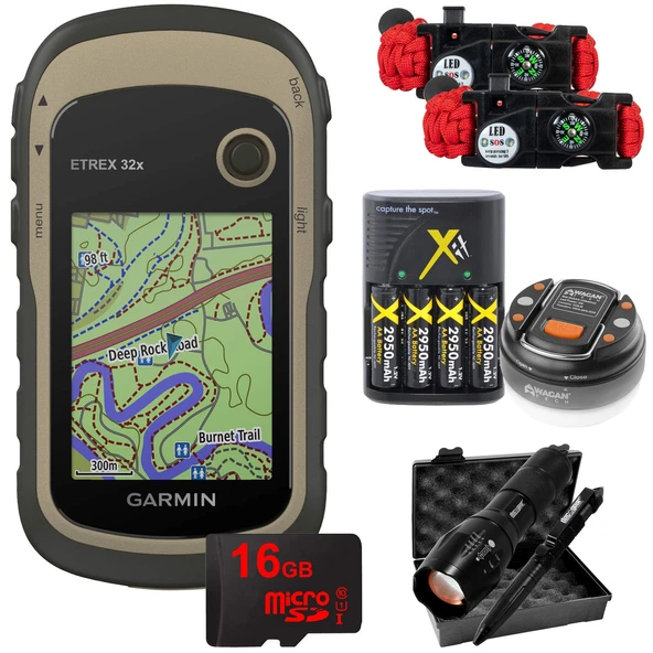 Garmin eTrex 32x: 16GB Camping & Hiking Sche 010-02257-00 ürün görseli 1
