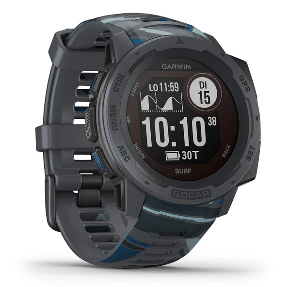 Garmin  Instinct - spor/fitness işlevlerine, kalp atış hızı ölçümüne, kondisyon takipçisine ve akıllı telefon bildirimlerine sahip su geçirmez GPS akıllı saat ürün görseli 1
