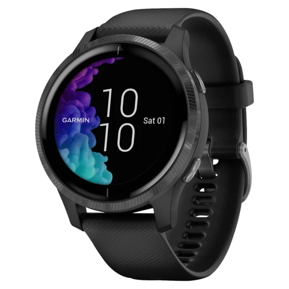Garmin Venu Black GPS Parlak Touchscreen, Music, Body Energy Watch, Animation Workouts, Pulse Ox Sensör 010-N2173-11 ürün görseli 1
