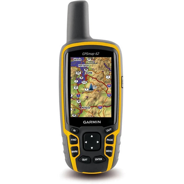 Garmin GPS cihazı Gpsmap 62, 010-00868-00 ürün görseli 1