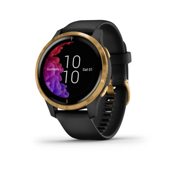 Garmin Venu Sportswatch, Black/Gold REFURB ürün görseli 1