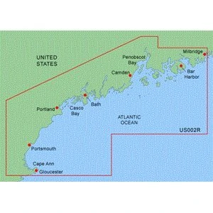 Garmin BlueChart South Maine Map Salt/Freshwater Map Micro ürün görseli 1