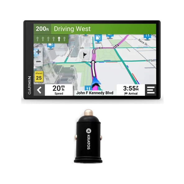 Garmin DriveSmart 76 GPS Navigation System with GPS Navigator Accessory Sche (2 Elements) ürün görseli 1