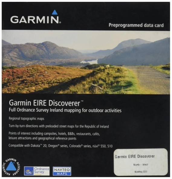 Garmin EIRE Discoverer North West İrlanda Harita Micro ürün görseli 1