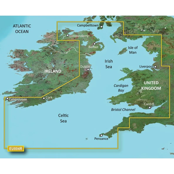 Garmin VEU004R İrlandalı BLUECHART G3 Vizyon ürün görseli 1
