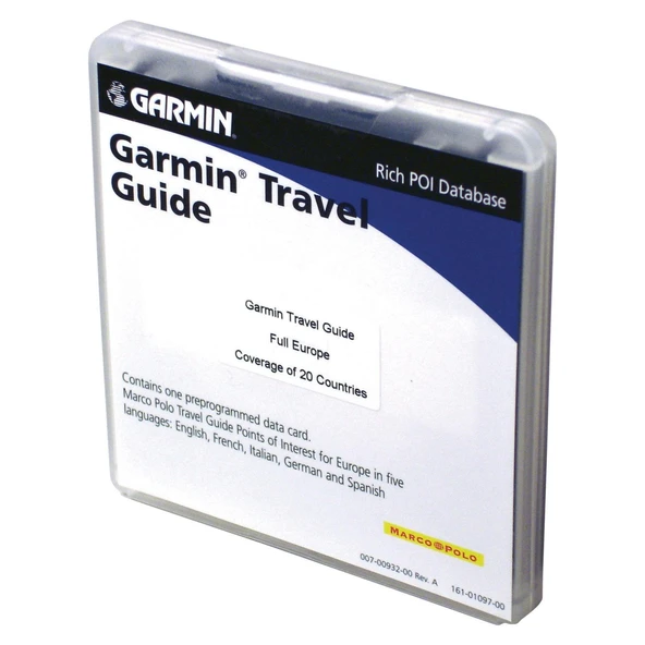 Garmin nüvi Travel Guide Europe Street Harita Micro ürün görseli 1