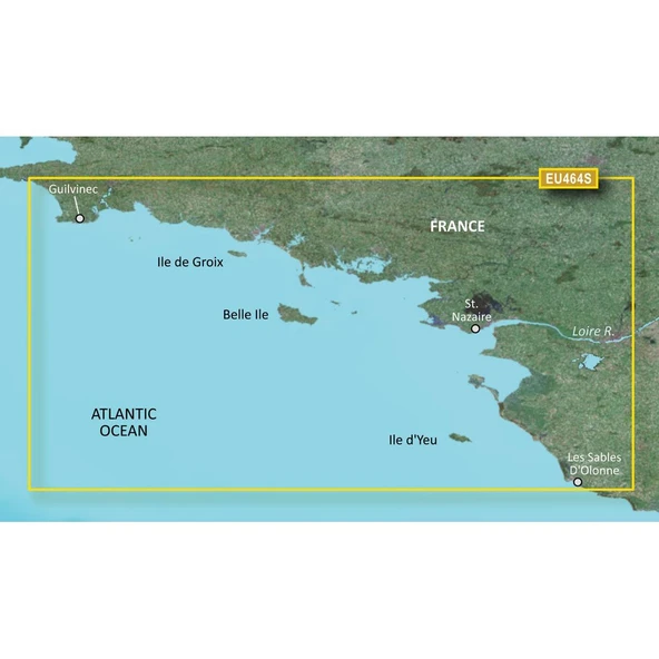 Garmin BlueChart g2 - HXEU464S - Les Sables D'Olonne - 720/SD (35684) ürün görseli 1