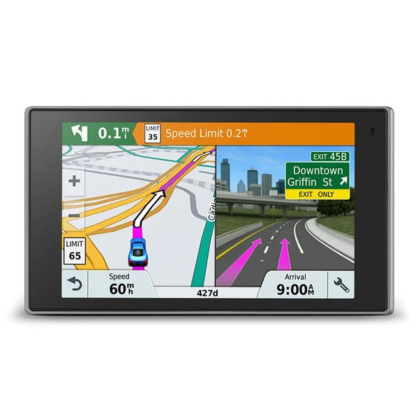 Garmin DriveLuxe 51 LMT-D AB navigasyon cihazı - 5 inç (12,7 cm) dokunmatik ekran, ömür boyu harita güncellemeleri ve trafik bilgileri, zarif tasarım, akıllı bildirimler ürün görseli 1