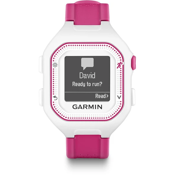 Garmin 010-N1353-21 Refurbished Forerunner 25 Run Smartwatch - White/Pink ürün görseli 1
