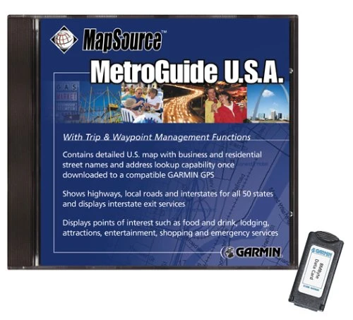 Garmin MetroGuide CD ROM Kuzey Amerika v6 ürün görseli 1