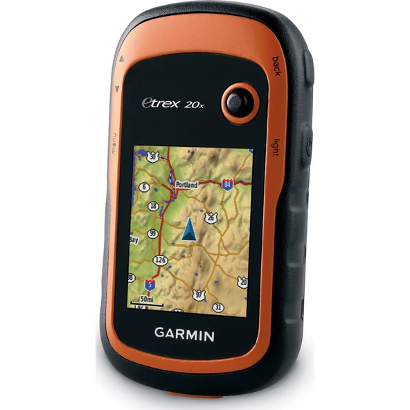 Garmin eTrex 20x, El GPS Navigator, Gelişmiş Hafıza ve Karar, 2.2 inç Renk Ekran, Su Dayanıklı, Model:010-01508-00 ürün görseli 1