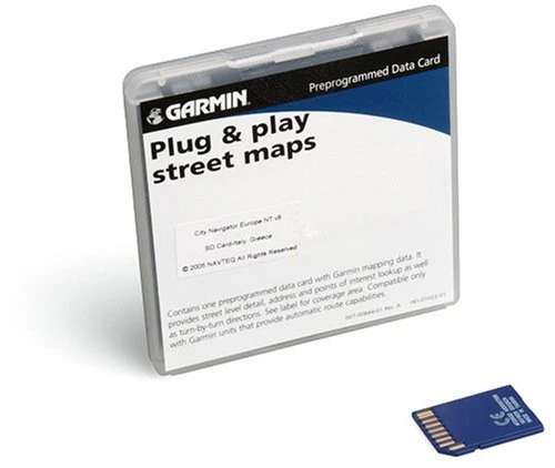 Garmin City Navigator NT SD Data Card for Garmin GPS Birimleri, İtalya ve Yunanistan (010-10693-00) ürün görseli 1