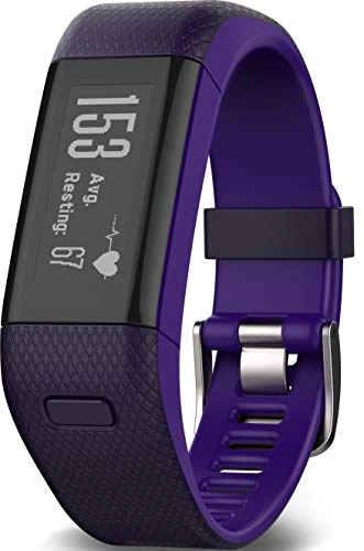 Garmin Aktivite Takipçisi vivosmart GPS Plus HR WW Mor, M - L, 010-01955-31 ürün görseli 1