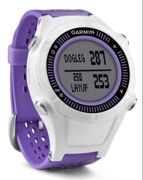 Garmin GPS golf saati Yaklaşım S2, mor/beyaz, 010-01139-02 ürün görseli 1