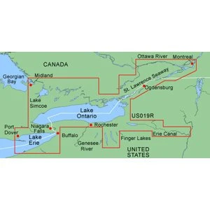 New-GARMIN BLUECHART MUS019R LAKE ONTARIO TO MONTREAL - 14697 ürün görseli 1