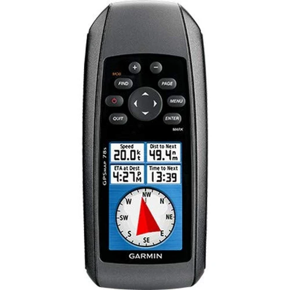 Garmin 010-N0864-01 GPSMAP 78S Hand Held Marine Navigator with Altimeter and Electronic Compass ürün görseli 1