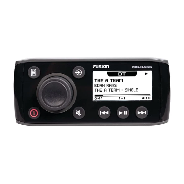 Garmin Fusion Entertainment MS-RA55 Compact Marine Stereo, Bluetooth Audio Streaming ile 2.13 inç ürün görseli 1