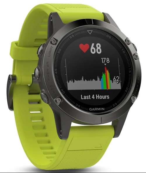 Garmin Fenix 5, Amp Yellow, Refurbished ürün görseli 1