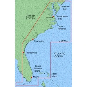 Garmin Bluechart MUS601X - Chesapeake-Dry Torugas - Garmin Data Card ürün görseli 1