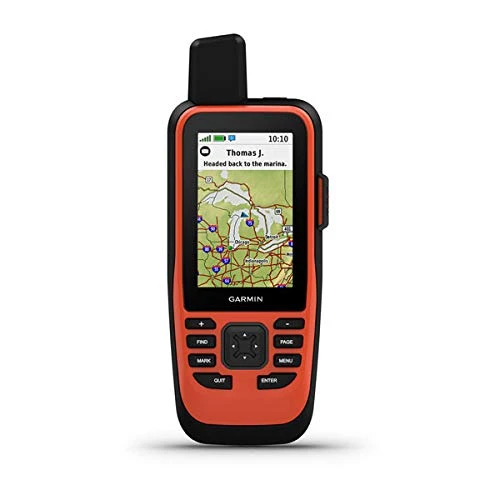 Garmin GPSMAP 86i, Düğme Harekâtı ile Yüzleşme GPS, Inreach Uydu İletişim yetenekleri, Stream Boat Data From Uyumlu Chartplotters (Renewed) ürün görseli 1