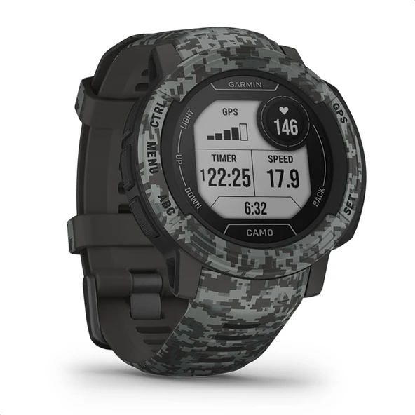 Garmin Instinct 2S – 21 güne kadar pil ömrüne sahip, dar bilekler için tasarlanmış, 40'tan fazla spor uygulaması, egzersiz durumu, uyku analizi ve çok daha fazlasına sahip ince GPS akıllı saat ürün görseli 1