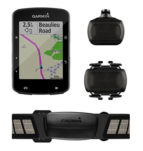 Garmin 010-02083-01 Edge 520 Plus Hız ve Cadence Sche, GPS Bisiklet/Bike Computer for Competing and Navigation, Ek Sensörler / Heart Rate Monitor, 2.3 inç inç inç ürün görseli 1