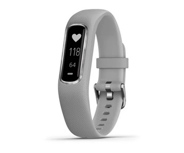 Garmin vivosmart 4 fitness takipçisi - şık tasarım, bilekten kalp atış hızı ölçümü, uyku analizi, 010-01995-02, açık gri, S/M ürün görseli 1