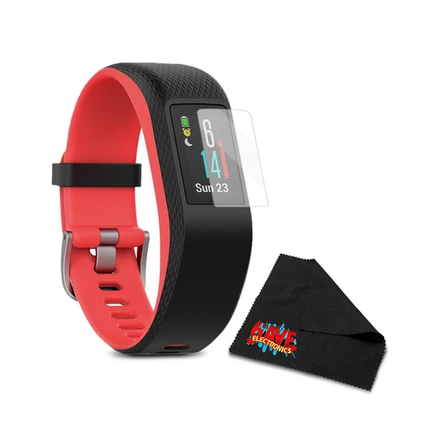 Garmin Vivosport Activity Tracker Bileband Small/Medium - Fuchsia Focus (010-01789-11) Sche with Tempered Glass Ekran Koruyucu ürün görseli 1