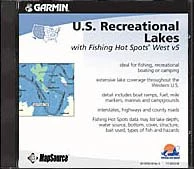 Garmin Map Source ABD Recreational Lakes West ABD Freshwater CD-ROM (Windows) ürün görseli 1