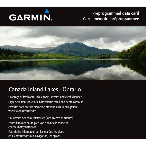 Garmin Inland Lakes Ontario Kanada Freshwater Map Micro ürün görseli 1