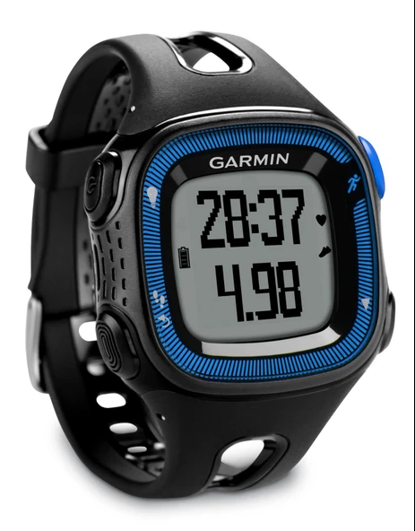 Garmin GPS koşu saati Forerunner 15, siyah/mavi, L, 010-01241-10 ürün görseli 1