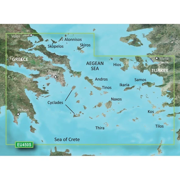 Garmin Bluechart G2 Hxeu450s Atina & Cyclades Microsd & ürün görseli 1