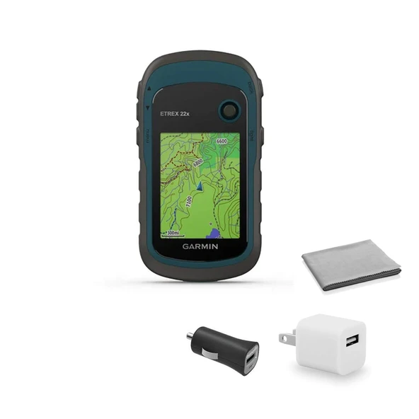 Garmin eTrex 22x Rugged el GPS with USB Adaptör Cube ürün görseli 1