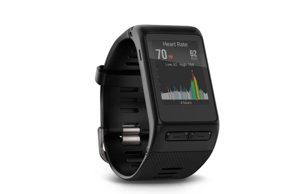 Garmin 010-01605-09aktif HR GPS Smart Watch, Güney Avrupa, Düzenli Fit - Black Watch ürün görseli 1