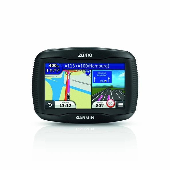 Orta Avrupa haritaları ile Garmin zūmo 340LM motosiklet navigasyon sistemi (10,9 cm (4,3 inç) dokunmatik ekran, SD kart yuvası, USB) ürün görseli 1