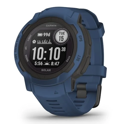 Garmin Instinct 2 Solar, Iyi Şarji, Tüm Elements, Multi-GNSS Desteği, Tracback Routing ve More, Tidal Blue ürün görseli 1